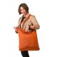 Eco bag Terracotta Orange, Ticket To The Moon