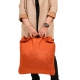 Eco bag Terracotta Orange, Ticket To The Moon