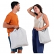 Eco bag Frosty Grey, Ticket To The Moon